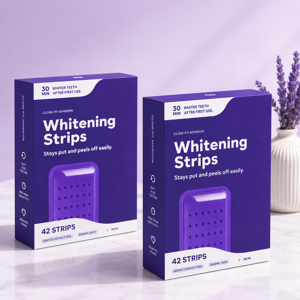 Purple Whitening Tooth Strips